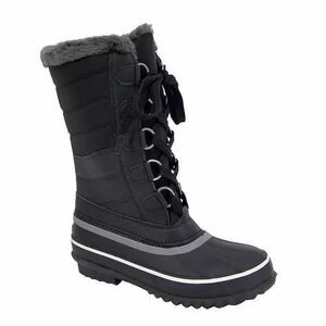 JBU Sabine Ladies' Water Resistant Winter Boot, Black, New in Box
